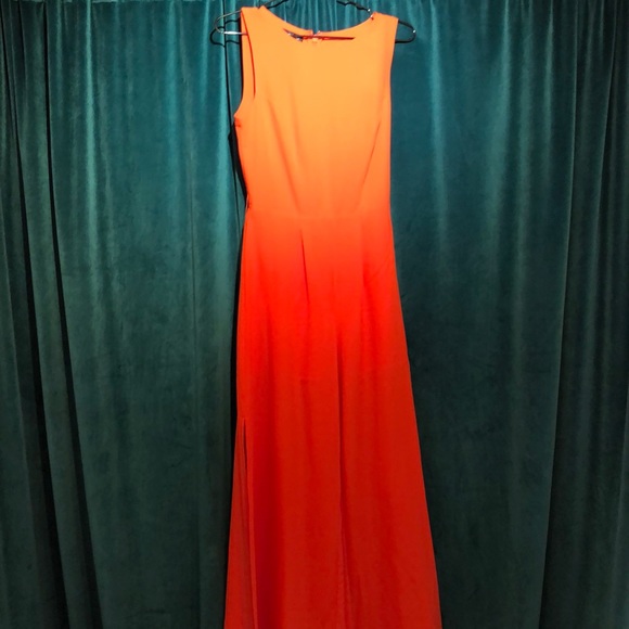 BEBE bright orange jumpsuit - Picture 2 of 4